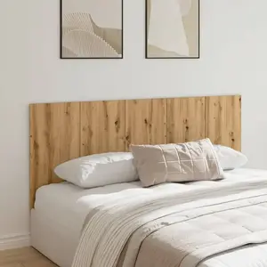 vidaXL Tête de lit chêne artisanal 200x1,5x80 cm bois d'ingénierie pas cher