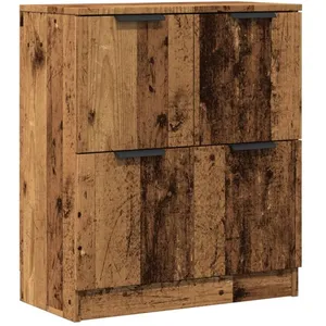 Vidaxl - Buffet vieux bois 60x30x70 cm bois d'ingénierie Old wood pas cher