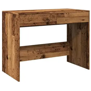 Vidaxl - Bureau vieux bois 101x50x76,5 cm bois d'ingénierie Old wood