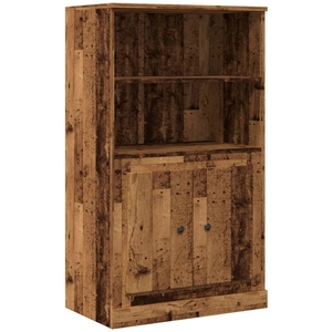 Comparateur de prix : vidaXL Buffet haut vieux bois 60x35,5x103,5 cm bois d'ingénierie