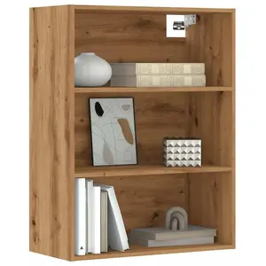 vidaXL Armoire murale suspendue chêne artisanal 69,5x32,5x90 cm pas cher