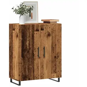 vidaXL Buffet vieux bois 69,5x34x90 cm bois d'ingénierie