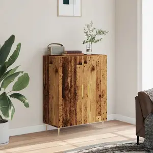 Comparateur de prix : vidaXL Buffet vieux bois 69,5x34x90 cm bois d'ingénierie