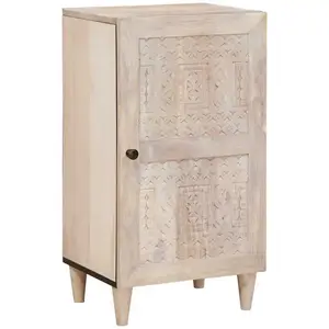 vidaXL Buffet Blanc 33,5 x 40 x 75 cm pas cher