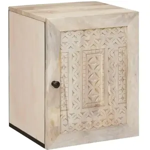 vidaXL Cabinet de salle de bain Montage mural Blanc 38 x 33.5 x 160 cm pas cher
