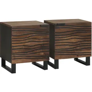 vidaXL, Table de chevet, Nachttisch (40 x 33 x 46 cm) pas cher
