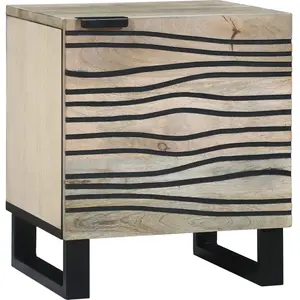 vidaXL Tables de chevet Naturel 40 x 33.5 x 46 cm pas cher