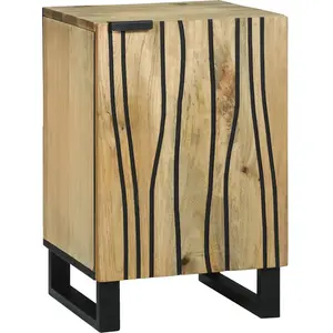 vidaXL Meuble de Lavabo de Salle de Bain Marron 38 x 33,5 x 58 cm pas cher