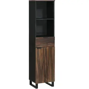 vidaXL Ensembles de mobilier de salle de bain Marron 38 x 33 x 160 cm pas cher