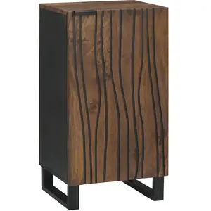 vidaXL Vidaxl Buffet 40x33.5x75 Cm En Bois De Mangue Massif pas cher