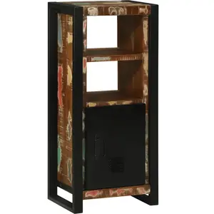 vidaXL Vidaxl Meuble Mural De Sdb 40x30x90 Cm En Bois Massif De Récup pas cher