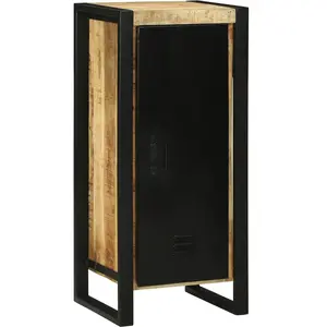 vidaXL Armoire de salle de bain Marron Bois de mangue massif pas cher