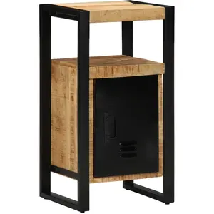vidaXL Armoire de salle de bain Marron Bois de mangue massif pas cher