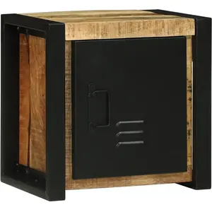 vidaXL Armoire de salle de bain Marron Bois de mangue massif pas cher