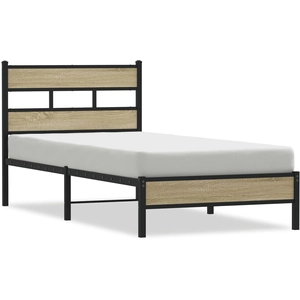 vidaXL Cadre de lit sans matelas chêne sonoma 140x190 cm pas cher