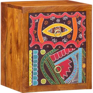 vidaXL Vidaxl Table De Chevet 35x30x40 Cm Bois Massif Acacia pas cher