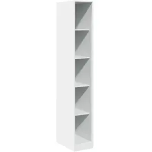 vidaXL Garde-robe Blanc 30x50x200 cm Bois d'ingénierie pas cher