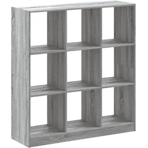 vidaXL Bibliothèque sonoma gris 102x32x108 cm bois d'ingénierie pas cher