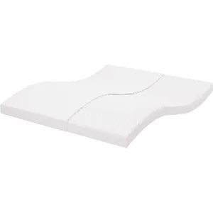 Vidaxl - Matelas en mousse blanc 200x220 cm 7 zones dureté 20 ild n/a pas cher