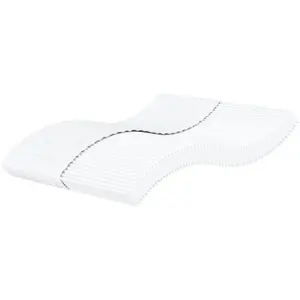 Comparateur de prix : vidaXL Matelas en mousse blanc 180x210 cm dureté H2 H3