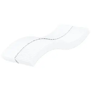 vidaXL Matelas en mousse blanc 80x220 cm dureté H2 H3 pas cher