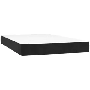 Comparateur de prix : vidaXL Matelas de lit à ressorts ensachés noir 120x220x20 cm velours