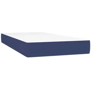 Comparateur de prix : vidaXL Matelas à ressorts ensachés pour enfants bleu 80x160 cm tissu