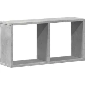 vidaXL Armoire murale 60x16x30 cm gris béton bois d'ingénierie pas cher