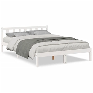 vidaXL Cadre de lit extra long sans matelas 160x210 cm bois massif pin pas cher