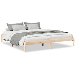 vidaXL Cadre de lit extra long sans matelas 200x210 cm bois massif pin pas cher
