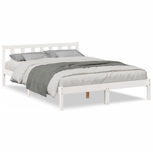 vidaXL Cadre de lit extra long sans matelas 160x220 cm bois massif pin pas cher