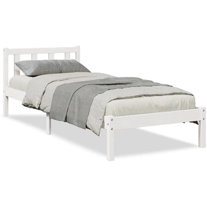 Comparateur de prix : vidaXL Cadre de lit extra long sans matelas 90x220 cm bois massif pin