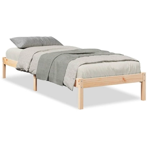 vidaXL Cadre de lit extra long sans matelas 80x220 cm bois massif pin pas cher