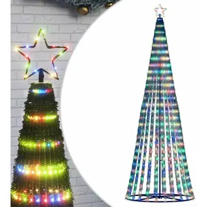 Comparateur de prix : vidaXL - Lichtkegel - 475 - meerkleurige - LED's - 247 - cm