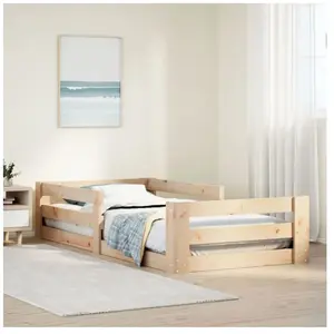 vidaXL Cadre de lit sans matelas 70x140 cm bois de pin massif pas cher