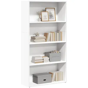 Vidaxl - Bibliothèque blanc 80x30x152 cm bois d'ingénierie White pas cher