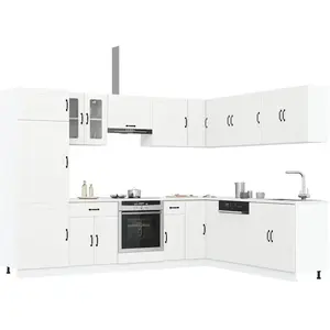 Comparateur de prix : vidaXL Ensemble d'armoires de cuisine 14 pcs Lucca bois d'ingénierie