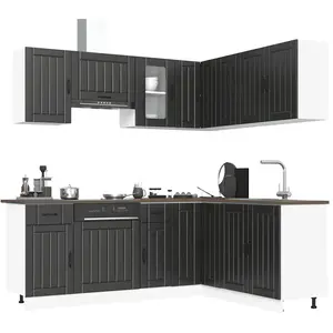 Comparateur de prix : vidaXL Ensemble d'armoires de cuisine 11 pcs Kalmar bois d'ingénierie