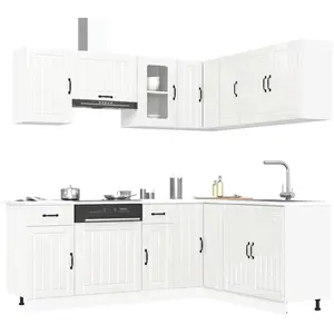 vidaXL Ensemble d'armoires de cuisine 11 pcs Kalmar bois d'ingénierie pas cher