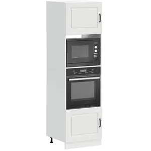 Comparateur de prix : vidaXL Armoires de four 2 pcs Lucca blanc bois d'ingénierie