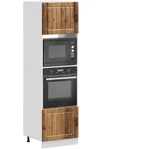vidaXL Armoires de four 2 pcs Kalmar vieux bois bois d'ingénierie pas cher