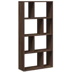 vidaXL Vidaxl Bibliothèque Chêne Marron 60x20x120 Cm Bois D'ingénierie pas cher