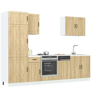 Vidaxl - Ensemble d'armoires de cuisine 7 pcs Kalmar bois d'ingénierie pas cher