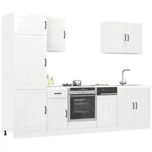 Ensemble d'armoires de cuisine 7 pcs Kalmar bois d'ingénierie Vidaxl pas cher