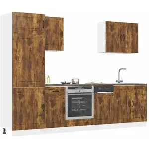 vidaXL Ensemble d'armoires de cuisine 7 pcs Kalmar bois d'ingénierie pas cher