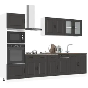 Comparateur de prix : vidaXL Ensemble d'armoires de cuisine 7 pcs Kalmar bois d'ingénierie