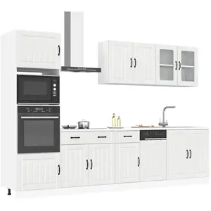 vidaXL Ensemble d'armoires de cuisine 7 pcs Kalmar bois d'ingénierie pas cher