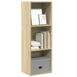 vidaXL Bibliothèque chêne sonoma 40x30x114 cm bois d'ingénierie pas cher