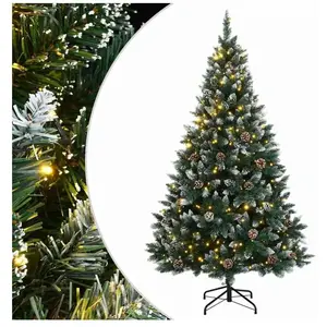 vidaXL Sapin de Noël artificiel 150 LED 120 cm pas cher