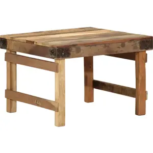 vidaXL Vidaxl Table Basse 55x60x40 Cm Bois Recyclé pas cher